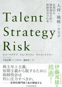 Talent/ Strategy/Risk 人材・戦略・リスク 長期的な価値創造を担う取締役会の仕事